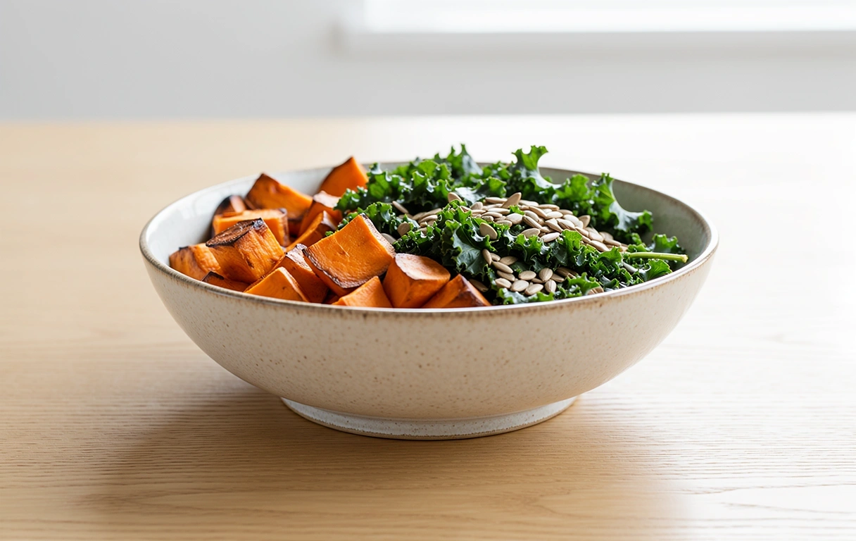 Tuoreita raaka-aineita keittiössä